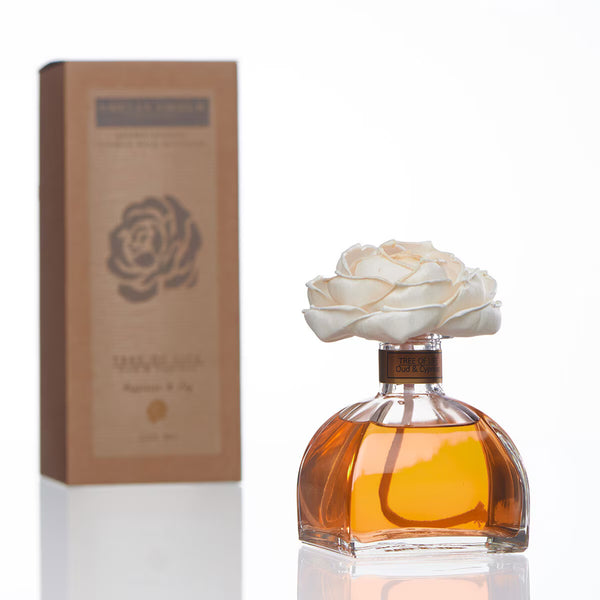 Amelia Amour Aromatherapy 250Ml Flower Reed Diffuser: Tree of Life - Oud & Cypress