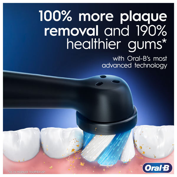 Oral B Io7 Duo Pack White and Black Toothbrushes