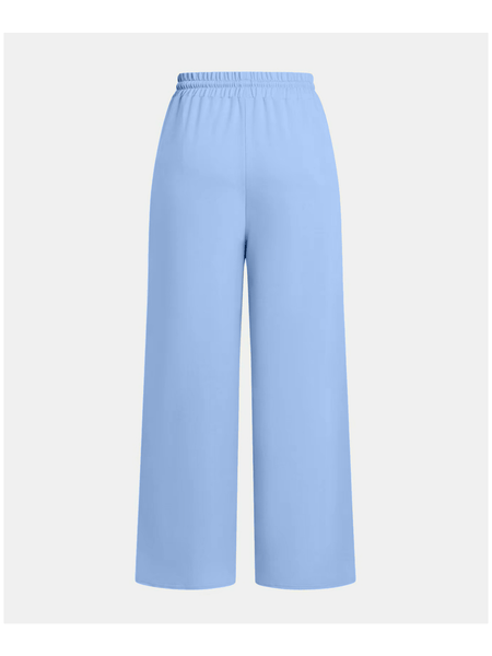 Women Drawstring High Waist Straight Leg Pants, Fashion Casual Pocket Trouser for Daily Wear, Ladies Bottom For All Season, Womenswear Basic Comfy Going Out Solid Color Sweatpant