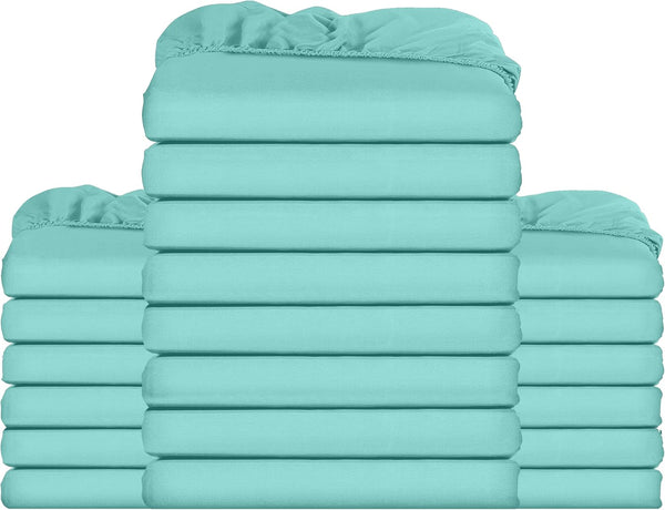 Utopia Bedding Fitted Sheet Double, Grey - Deep Pocket 14 Inch (35 Cm) - Easy Care - OEKO-TEX Certified - Soft Brushed Microfibre Fabric - Shrinkage and Fade Resistant - Bottom Sheet