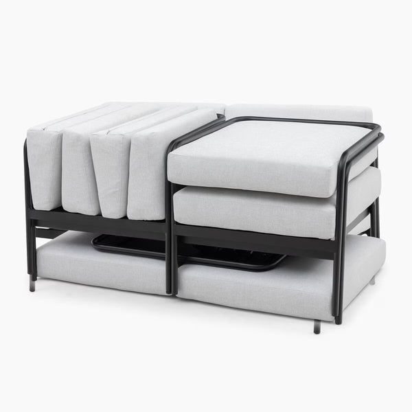 Harbour Lifestyle Aspen 4 Piece All-In-One Compact Patio Seating Set