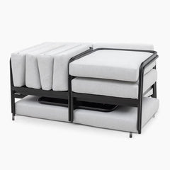 Harbour Lifestyle Aspen 4 Piece All-In-One Compact Patio Seating Set