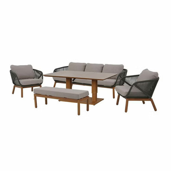 Bramblecrest Helsinki 5 Piece Deep Seating Dining