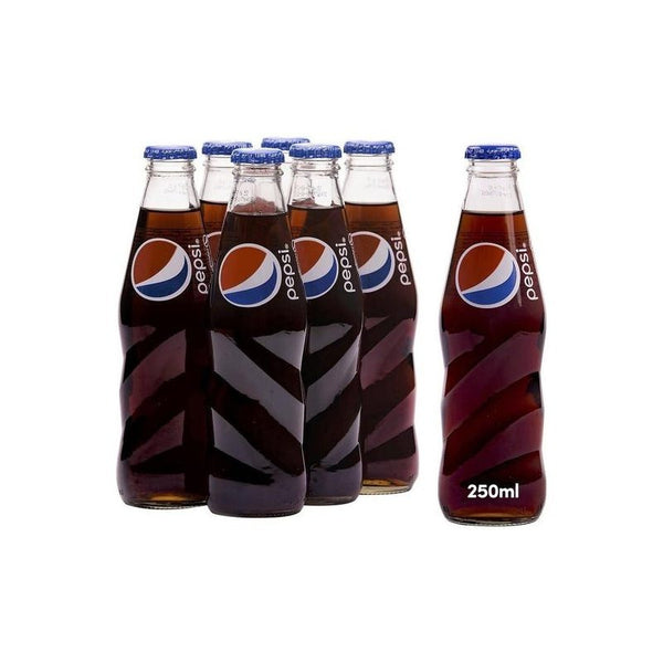 Pepsi Original Sparkling Soft Drink in Glass Bottles, 24 x 250ml Case – Ideal for BBQs, Parties & Family Events