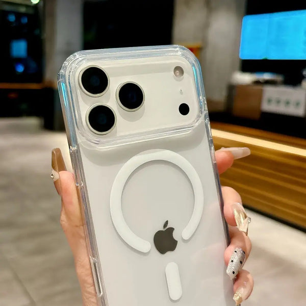 Phone Case: Suitable for iPhone 17 Promax/Pro/ Air, 16 Plus, 15, 14 Pro Max, 13, 12, 11 and Samsung Galaxy S22/23/24/25 Plus Ultra FE.A Perfect Gift for Friends, Boyfriend, Girlfriend or Family. Simple Shockproof Acrylic Transparent Magnetic Phone