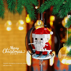 Christmas Pendant Ball Building Blocks Mini Bricks Bell Snowman Santa Claus Christmas Tree Decorations for Home Christmas Gifts