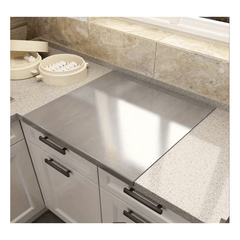 Shipping 1pc of Stainless Steel Cutting Board, a Sturdy Chopping Board Suitable for Meat, Fruits, Vegetables, Bread, And Baking, Featuring a Non-Slip Design with a Lip.
