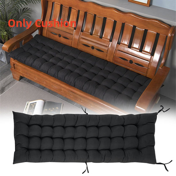Garden Bench Cushion Chair Cushion, Sun Lounger Cushion Pads 160*50*8cm Thick Garden Recliner Chair Replacement Anti-Slip Cushion Sunbed Cushion 2 3 Seater Seat Pad for Porch Swing Patio Lawn Various Colour Options