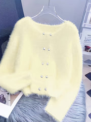 Premium Warm Faux Mink Sweater