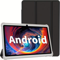 2025 Android 11 tablet, 7-inch tablet with protective case, 6GB (2+4expand) RAM+32GB ROM quad core processor, 2.0MP front+2.0MP rear camera, 3000mAh IPS tablet, Wi Fi tablet, birthday gift, Father's Day