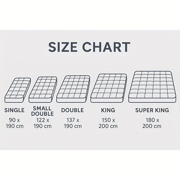 Luxury Mattress Topper Extra Thick 4-Inch/ 10cm Deep | Fitted Bed Mattresses Toppers with Soft Fiber | Single Double King Super King Small Double Sizes UK Bedding Size