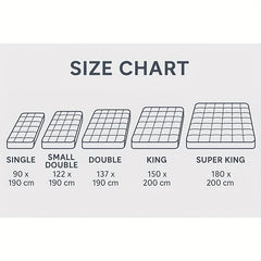 Luxury Mattress Topper Extra Thick 4-Inch/ 10cm Deep | Fitted Bed Mattresses Toppers with Soft Fiber | Single Double King Super King Small Double Sizes UK Bedding Size