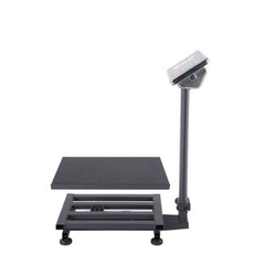 100kg deep gray high-precision electronic platform scale, iron material platform scale, 30 * 40cm tabletop, 50g division value, storage of 5 unit prices and 99 accumulations, supermarket and vegetable market logistics weighing, commercial scale.