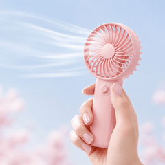 Portable Mini Handheld Cooling Fan Lightweight Quiet Fan for Travel Office Outdoor Use