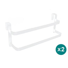 1pc/2pcs Kitchen Cabinet Towel Rack, Double Kitchen Towel Rack
