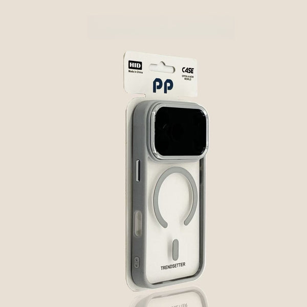 Phone Case - Transparent Premium Protective Case with Magnetic Attachment for Iphone 17 Pro Max Metal Lens