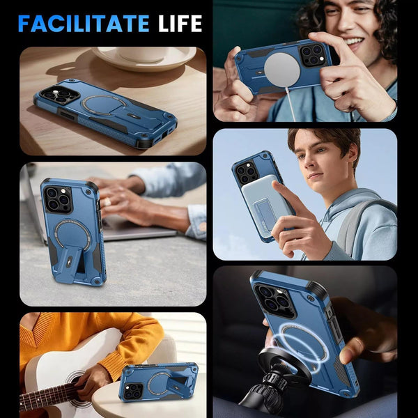 Case for Apple iPhone 16 15 14 13 12 11 Pro Max Shockproof Magnetic Hard Cover
