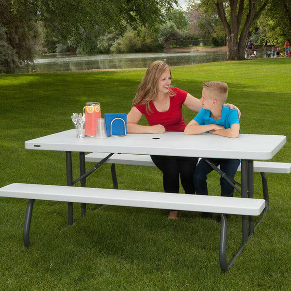 Lifetime 6Ft (1.82M) Classic Folding Picnic Table - Model 80215