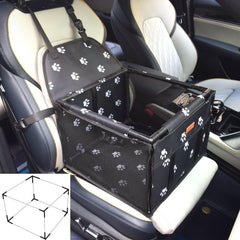 Pet Dog Car Seat, Pet Carrying Basket Suitable for Small Dogs And Cats, Foldable Pet Travel Car Seat Box