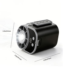 Wall-mounted Fan, USB Rechargeable Five-speed Adjustable Multi-function Electric Fan, Silent And Fast Cooling And Dehumidifying High-speed Fan, Handheld Mini with Hanging Strap for Wearing Around The Waist, for Travel And Outdoor Use., for Outdoor