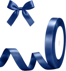 G2PLUS White Stain Ribbons - 22M Thick Fabric Gift Wrap Ribbons for Crafting, Wedding & Valentine'S Day Decoration
