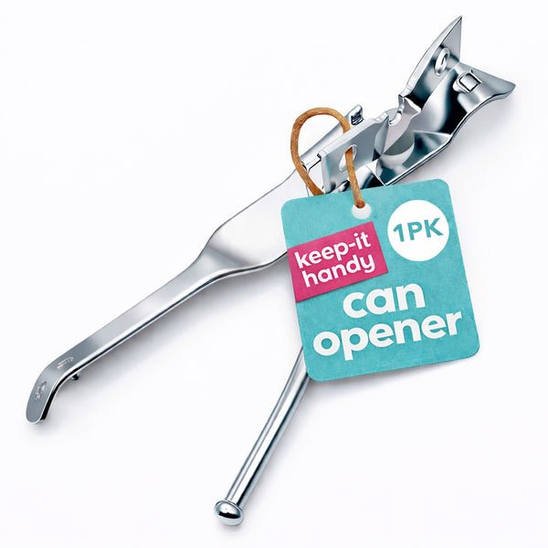 1pk Butterfly Can Opener Manual | Stainless Steel Can Opener with Built In Bottle Opener | Classic Tin Opener Kitchen Accessories | Compact Camping Can Opener for Home Kitchen Gadgets & Travel