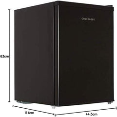 Cookology MFR67BK Small Table Top Mini Fridge in Black - 67 Litre Capacity - Reversible Door - Adjustable Temperature Control & Legs - Chiller Box