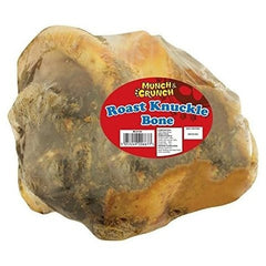 Munch & Crunch Roast Knuckle Bone Dog Treat 50g – Natural Meaty Chew Bone for Dogs | Long-Lasting Roasted Bone Treat for Chewing, Dental Care & Rewarding