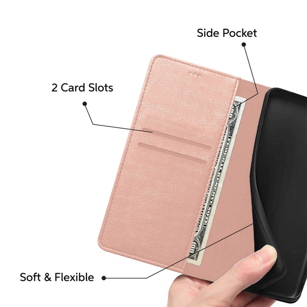 Luxury Case for iPhone 16 Pro Max Plus, 15 Pro Max Plus, 14 Pro Max Plus, 13 Pro Max mini, 12 Pro Max Mini, 11 Pro Max XS MAX XS X SE 8 Plus 7 Plus 6 6S PlusLeather Phone Case Cover, PU Faux Leather Wallet Book Folio Flip Magnetic Shockproof Case with Car