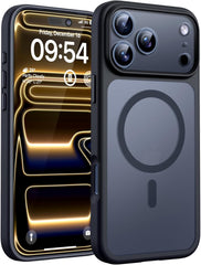 TOCOL Magnetic for Iphone 17 Pro Max Case 6.9-Inch, Compatible with Magsafe, Full Camera Protection, Built-In Magnetic Ring, Drop Protection Shockproof Translucent Matte Phone Cover