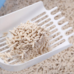 2.4Kg/6L Tofu Cat Litter Clumping, Toilet Flushable Easy Clumping Tofu Litter, 2mm