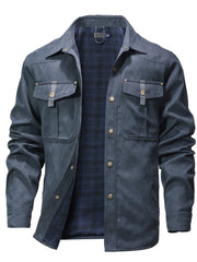 Men's Casual Trendy Color Block Bomber Jacket - Zip-Up Streetwear Jacket