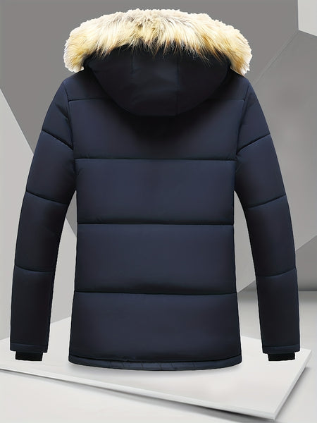 Winter Full Body Fleece Thickened Warm Coat Lamb Windproof Sleeve Jacket Men'S Multi-Pocket Jacket Men'S Outerwear