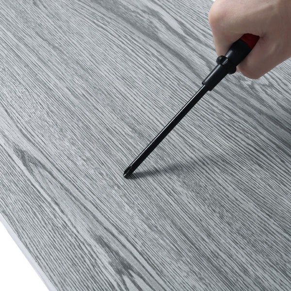 7/21/36pcs Grey Wood Effect Wall Panels Self-adhesive Floor Planks, 1/3/5m² PVC Flooring Vinyl Floorboard Floor Tiles for Living Room, Bedroom, Kitchen