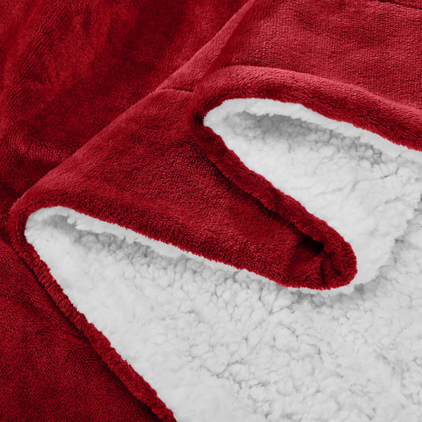 1pc Luxurious Double-Sided Sherpa Throw Blanket – Soft, Warm & Cozy Contemporary Blanket, Machine Washable, Perfect for Couch, Bed, Office & Travel, Ideal Gift