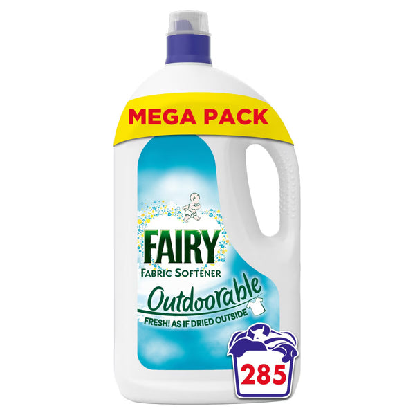 Fairy Outdoorable Fabric Softener, 285 Wash, 3.99L