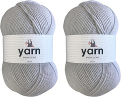 Korbond DK Beige Yarn - 100G Acrylic Wool - Lightweight, Hypoallergenic & Durable Double Knit Crochet Yarn Knitting Wool (290M Total)