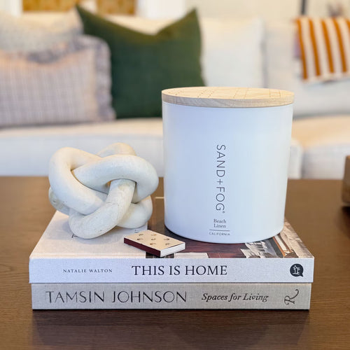Sand & Fog Fragranced Candle, 1.5Kg in Beach Linen