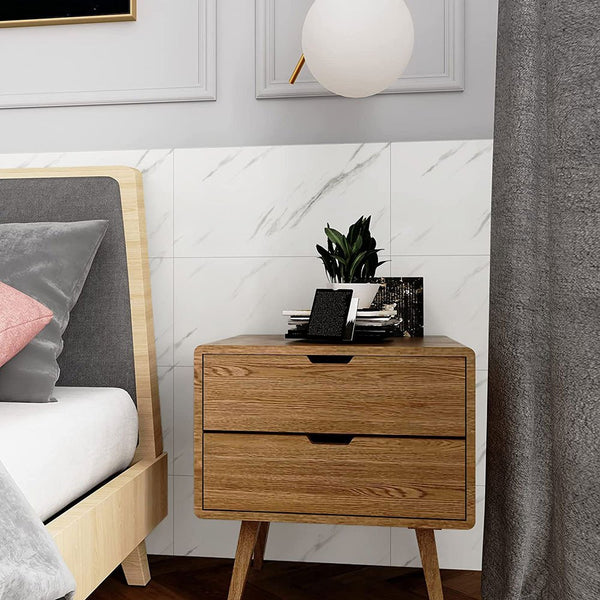 Pack of 20 PVC Self-adhesive Wall Backing Ceramic Tile Wall Stickers, Faux Marble Ceramic Tile Stickers, Waterproof Faux Marble Pattern Tiles Stickers for Bathrooms and Kitchens, Easy To Peel and Stick