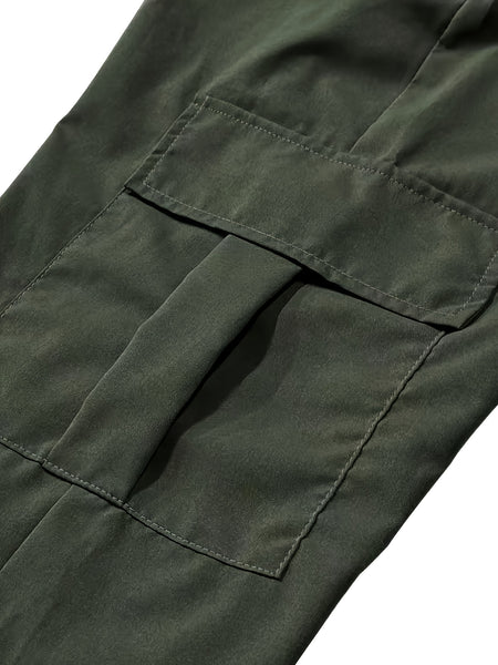 Men's Three-pc Cargo Pants, Solid Color Multi-Pocket Casual Outdoor Sports Trousers, Suitable for Spring, Summer, and Autumn