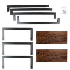 1pc 2-Tier Wall Mounted Towel Rack Storage Shelf, Easy Installation Bathroom Towel Rack with Shelves, 77*28.5*14cm Bathroom Organizer
