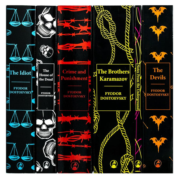 Complete Collection of Fyodor Dostoevsky 6 Books Set (Crime and Punishment, Notes From the Underground, The Brother Karamazov, The Devils, The House of the Dead, The Idiot)