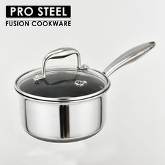 PRO STEEL Fusion 6 Piece Saucepan Set