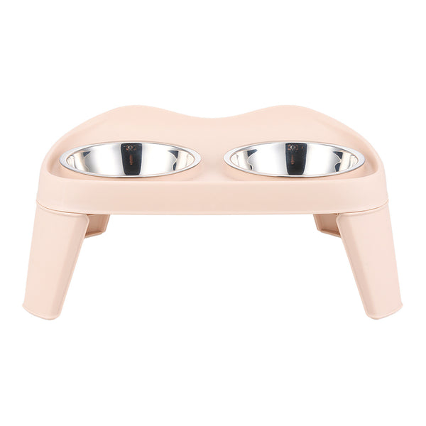 Dog Bowls with Stand, Adjustable Raised Dog Bowl for Large Dogs, Dog Feeding Station with 2 Stainless Steel Dog Bowls, Non-Slip elevated dog bowls