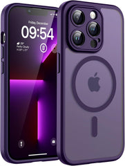 TOCOL Magnetic for Iphone 17 Pro Max Case 6.9-Inch, Compatible with Magsafe, Full Camera Protection, Built-In Magnetic Ring, Drop Protection Shockproof Translucent Matte Phone Cover
