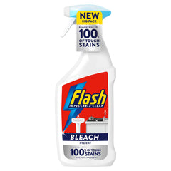 Flash Spray with Bleach, 3 X 800Ml