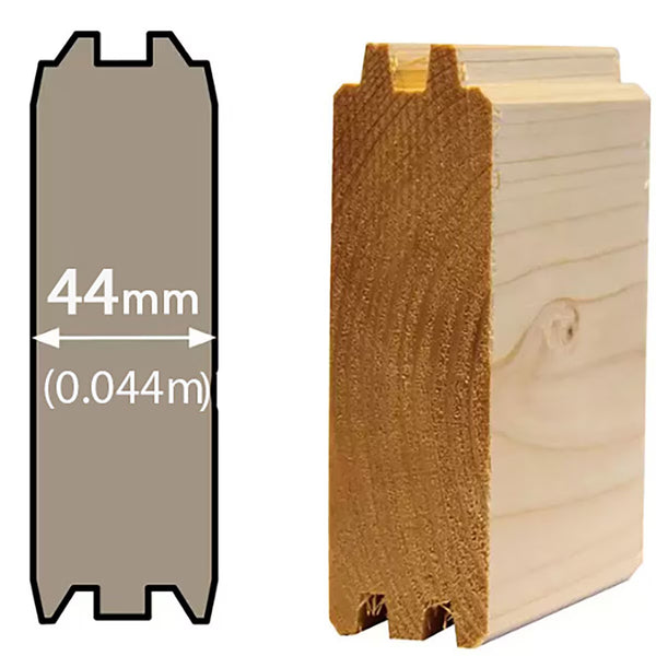 Shire Rydal 44Mm Log Cabin 14 X 10Ft (4.2 X 3M)