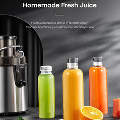 New Style Juicer Machines, Centrifugal Juicer Machines Whole Fruit and Vegetable Juice Extractor, Juicer Maker Machines Quick Juicing with 2 Speeds Control, Stainless Steel Portable Smart Juicer, Easy Clean, Ideal for Family and Healthy Living