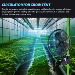 2pcs Fan Kit, High-Velocity Airflow for Outdoor Sheds, Coops, Greenhouses, No Battery Required