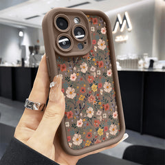 Phone Case - Spring Wild Flower Pattern Case Suitable for Iphone 17 Pro Max/17/Air, 16 Pro/16/15 Plus/15 Pro/14 Plus/14 Pro Max, 14/13/12/11 Pro Max/Pro/Plus Series Shockproof Non Slip Protection Smartphone Cover Gift for Girls And Women